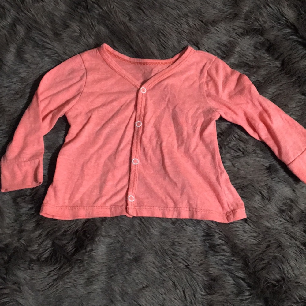 HTF heathered coral cardigan